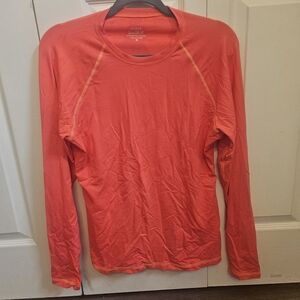 J. Crew Factory Women's Coral Long Sleeve Top